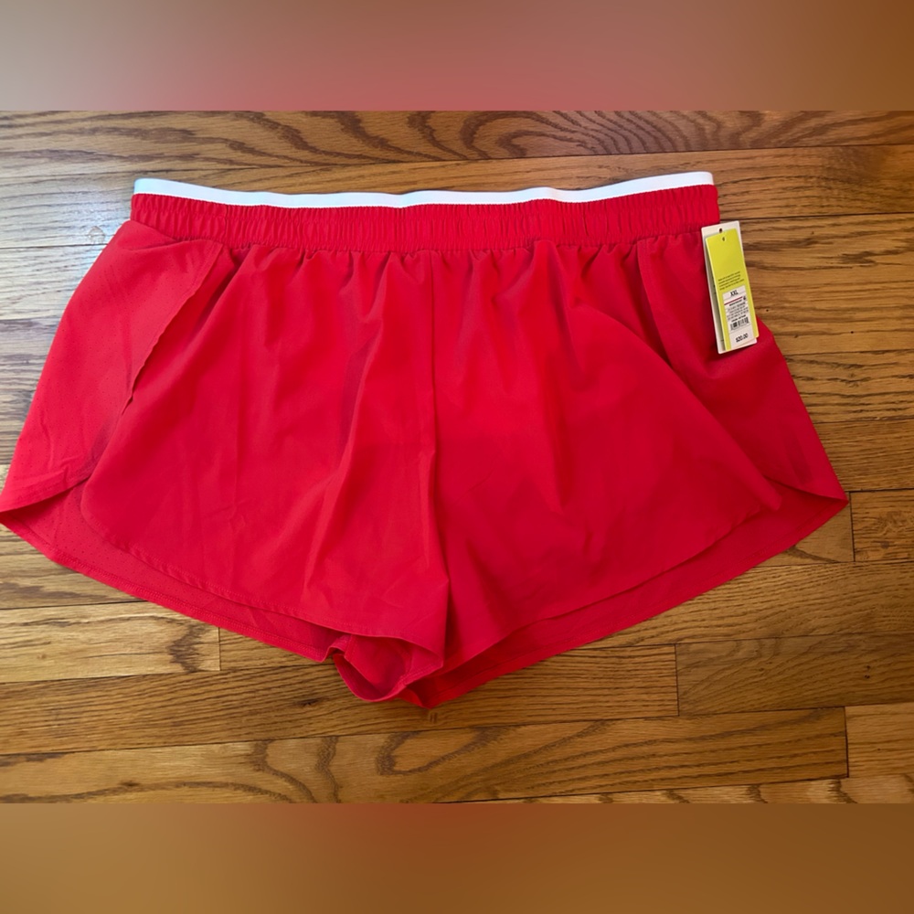 All in Motion Women's Vibrant Red Athletic Shorts